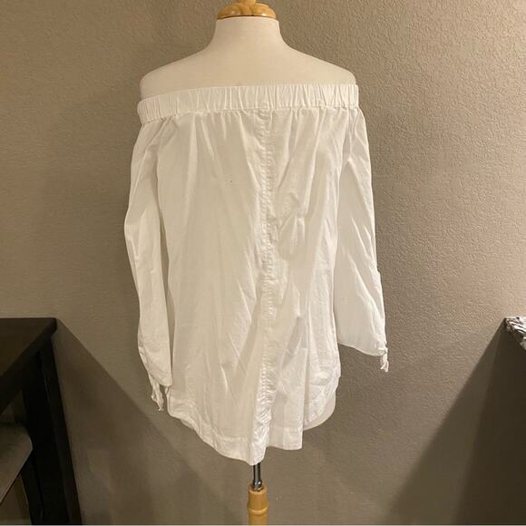 Free People Show Me Some Shoulder Top White Small - Picture 5 of 6